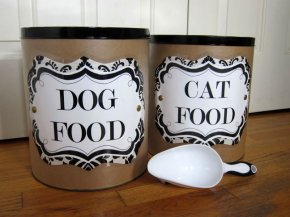 Catalog Knock Off: Pet Food Containers