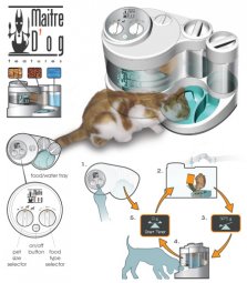 Maitre D og Pet Food Dispenser for Busy Pet Owners - Tuvie